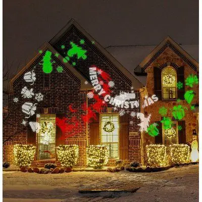 Illuminate Your Holidays: Red and Green Christmas Lights on House 2023 | Festive Design Expertise for a Magical Home