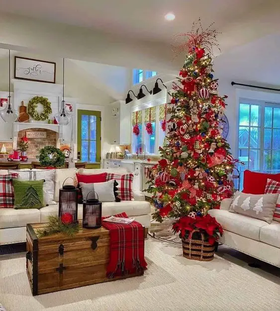 Timeless Elegance: Old Fashion Christmas Decorating Ideas 2023 for Cozy Living Rooms, Kitchens, and Beyond