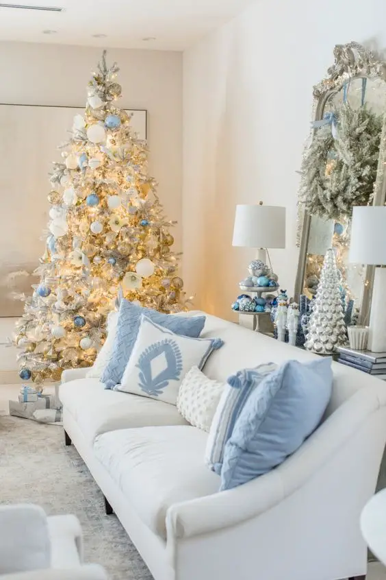 Winter Home Decor Living Room 2023-2024: Cozy Modern Elegance, Farmhouse Flair, and Artistic Prints