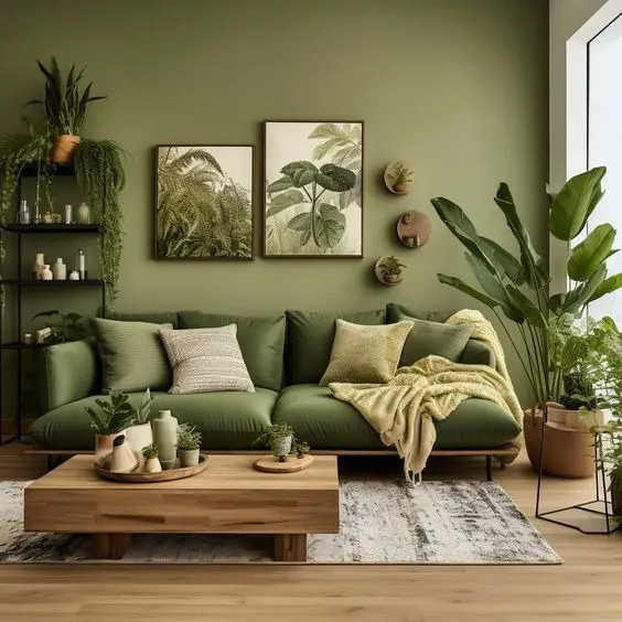 Revitalize Your Space: Modern Green Living Room Designs 2024 – Expert ...