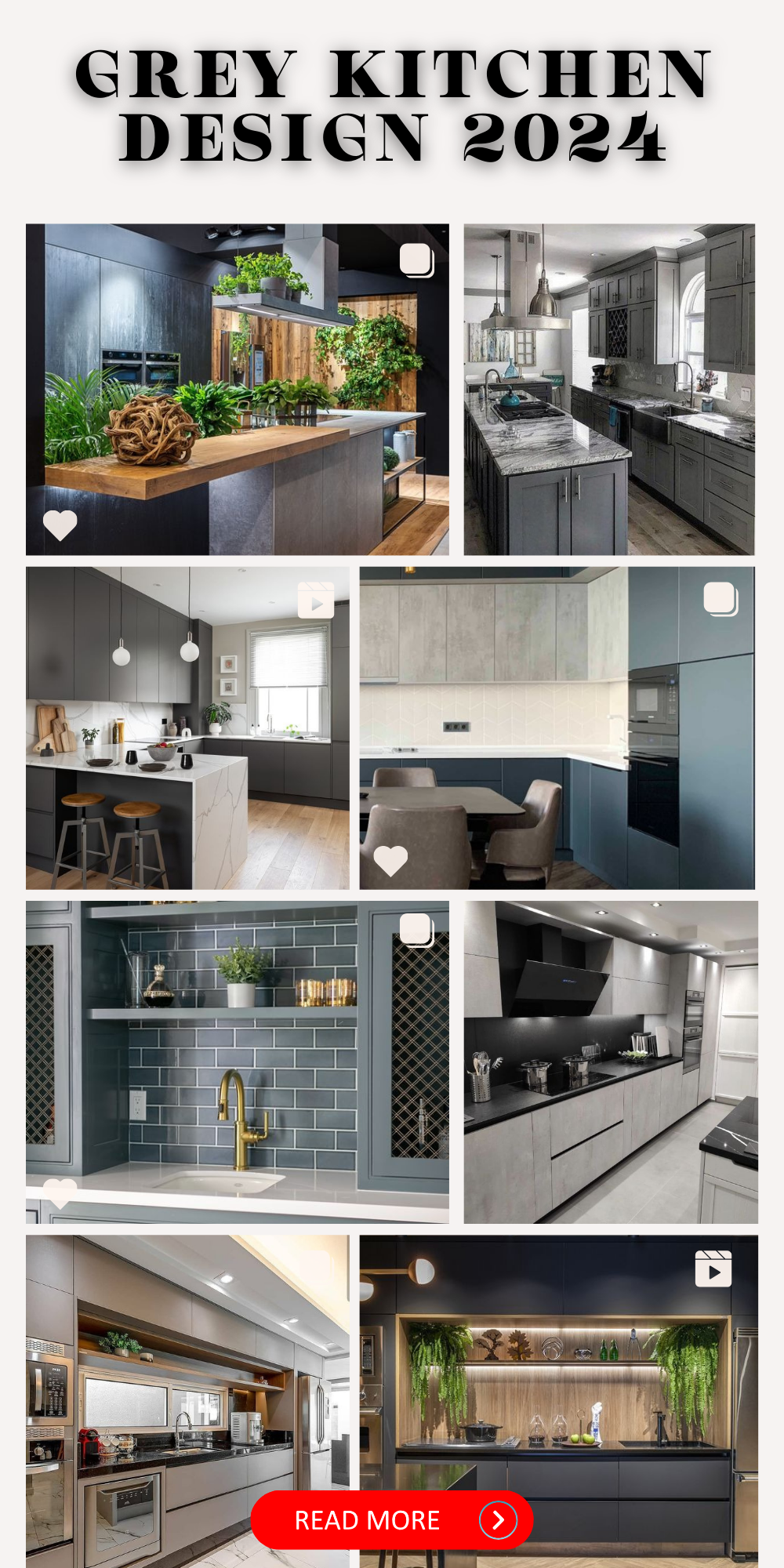 Unlocking Timeless Elegance: Grey Kitchen Designs 2024 | Modern Ideas, Decor, and Luxury Touches