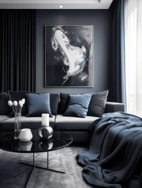 Discover Timeless Luxury in Dark Living Room Designs 2024: Modern Coziness, Classic Elegance, and Contemporary Expressions