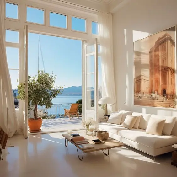 Explore Trendsetting Living Room Designs with Balconies in 2024 | Elevate Your Space with Modern Aesthetics and Indian Flair