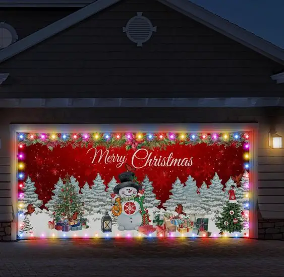 Transform Your Space with Christmas Lights Garage 2023: Door Decor, Outdoor Elegance, and Swags 