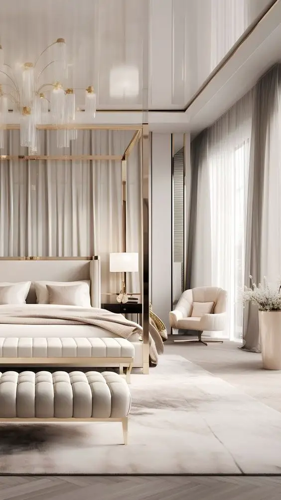 Timeless Elegance: White Bedroom Design 2024 | Ideas, Furniture, Decor, and Accents for a Serene Haven