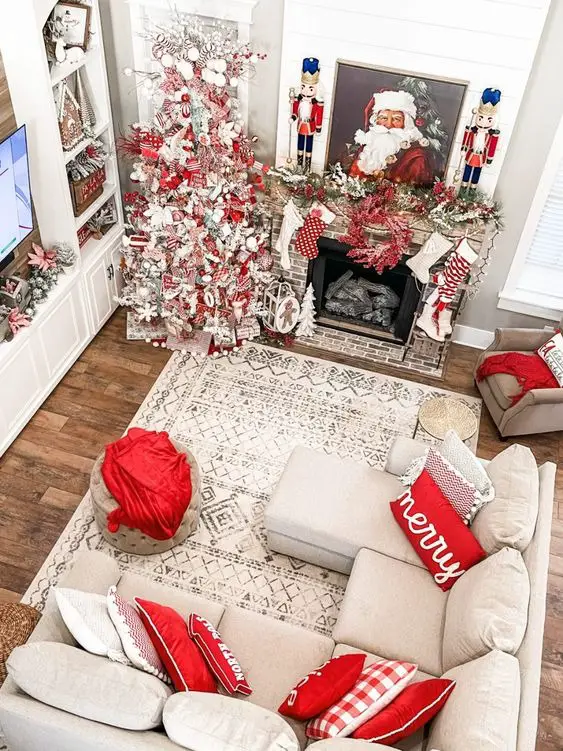 Winter Home Decor Living Room 2023-2024: Cozy Modern Elegance, Farmhouse Flair, and Artistic Prints