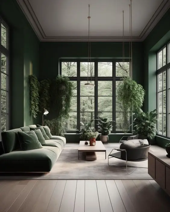 Revitalize Your Space Modern Green Living Room Designs 2024 Expert 