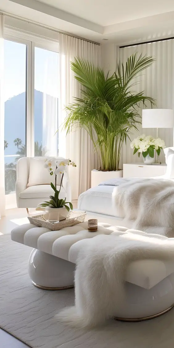 Timeless Elegance: White Bedroom Design 2024 | Ideas, Furniture, Decor, and Accents for a Serene Haven