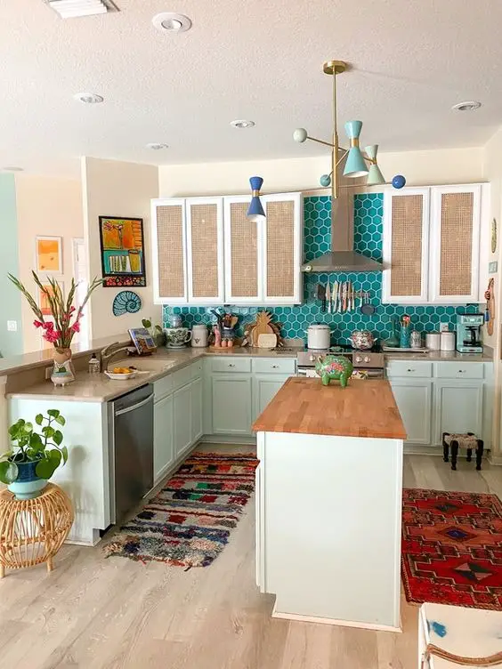 Boho Kitchen Ideas 2024: Elevate Your Space with Bohemian Flair | Modern, Chic, and Small Space Inspiration