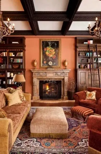 Peach Living Room Designs 2024: Elevate Your Space with Trendsetting Peach Interior Harmony