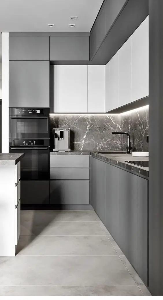 Unlocking Timeless Elegance: Grey Kitchen Designs 2024 | Modern Ideas, Decor, and Luxury Touches