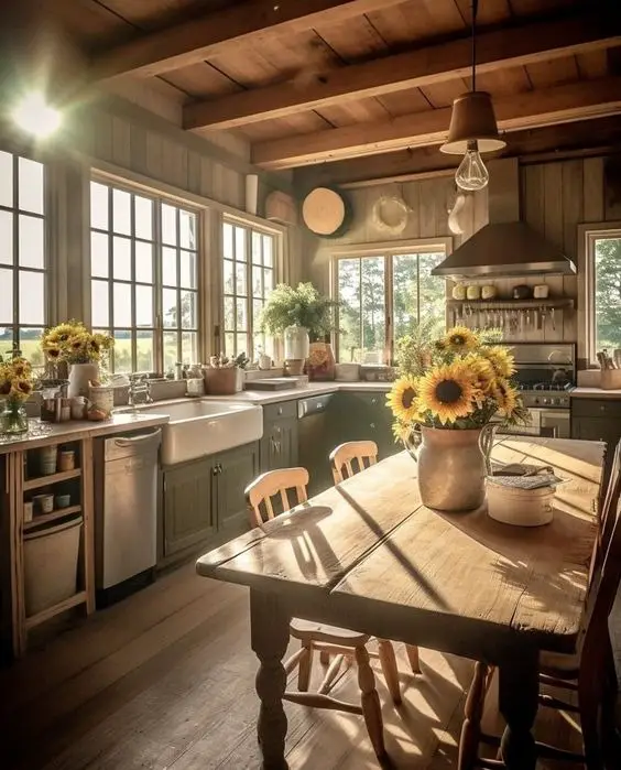 Rustic Kitchen Ideas 2024: Farmhouse Charm on a Budget | Modern Trends and Bloxburg-Inspired Designs
