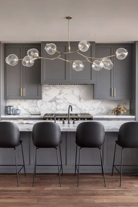 Unlocking Timeless Elegance: Grey Kitchen Designs 2024 | Modern Ideas, Decor, and Luxury Touches