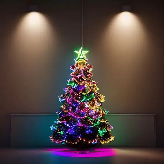 Unveiling 2023's Colorful Christmas Lights Tree Ideas: A Festive Fusion ...