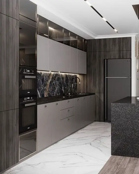 Unlocking Timeless Elegance: Grey Kitchen Designs 2024 | Modern Ideas, Decor, and Luxury Touches