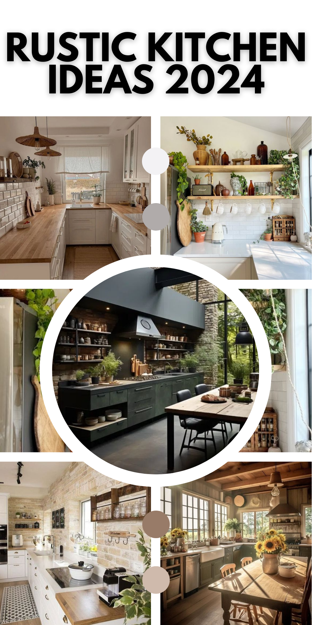 Rustic Kitchen Ideas 2024: Farmhouse Charm on a Budget | Modern Trends and Bloxburg-Inspired Designs