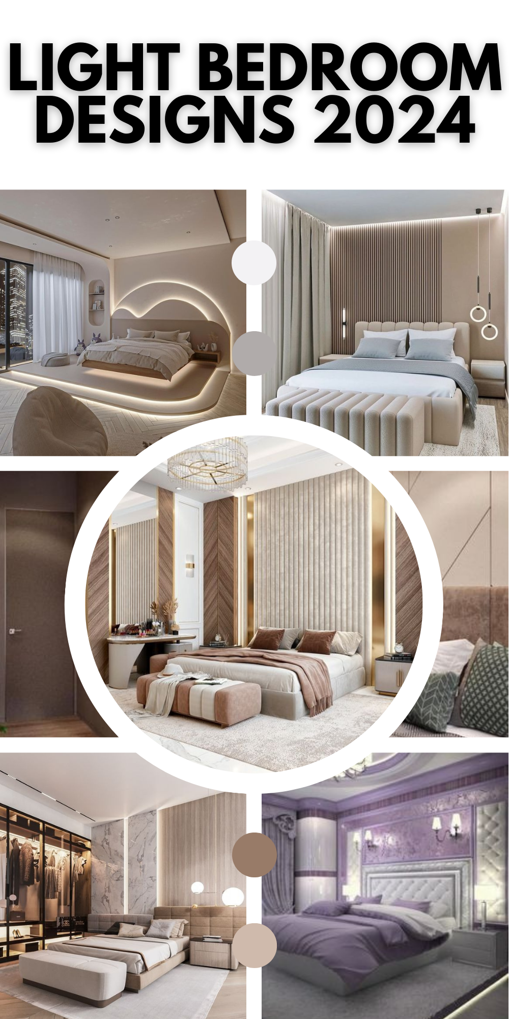Transform Your Space: Light Bedroom Designs 2024 | Modern, Cozy, and Elegant Interior Trends Unveiled