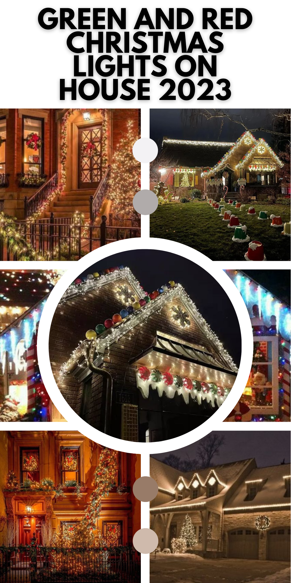 Illuminate Your Holidays: Red and Green Christmas Lights on House 2023 | Festive Design Expertise for a Magical Home