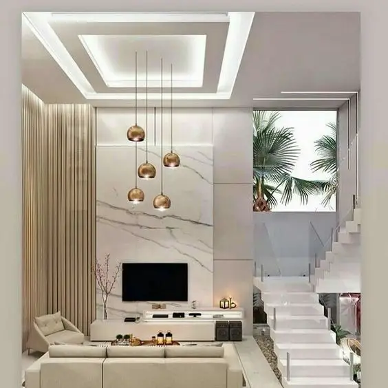 Transform Your Space: Trendy Living Room Designs with Railing 2024 for Cozy Luxury, Modern Elegance, and Interior Harmony