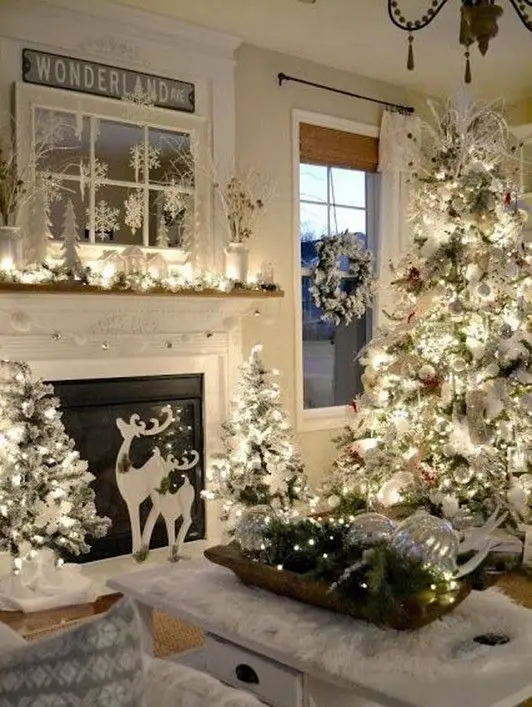 Winter Home Decor Living Room 2023-2024: Cozy Modern Elegance, Farmhouse Flair, and Artistic Prints