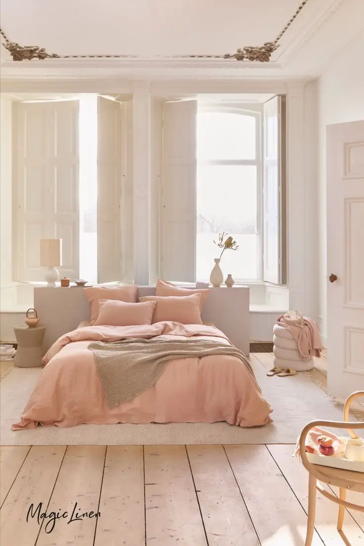 Peach Bedroom Design 2024: Elevate Your Space with Modern Luxury and Timeless Elegance | Expert Tips for a Stylish Sanctuary