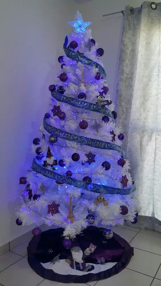 Enchanting White Christmas Light Tree Ideas 2023 | Transform Your Space with Multicolored Magic