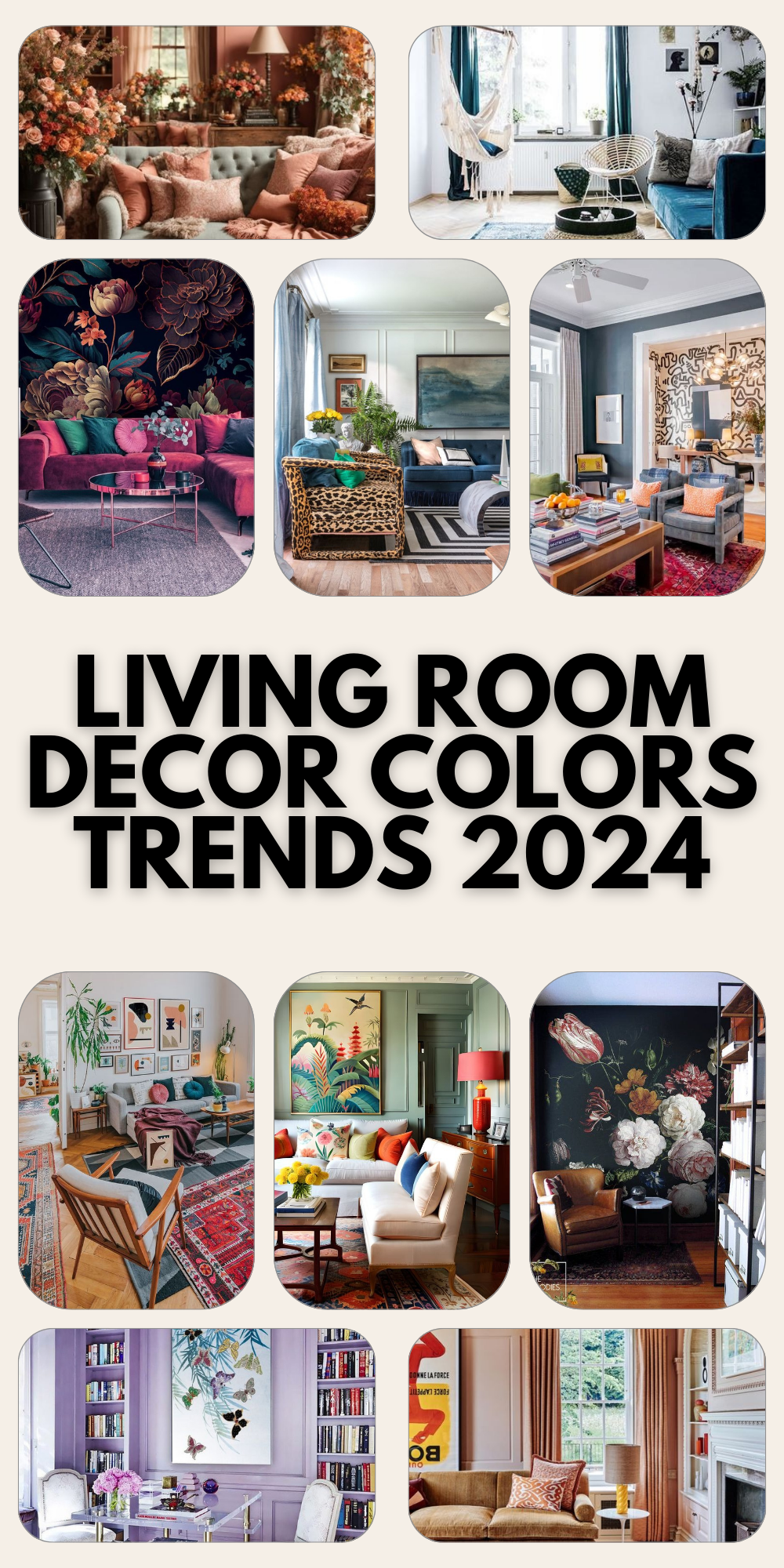2024 Living Room Decor Trends: Painting Ideas, Interior Paint, and ...
