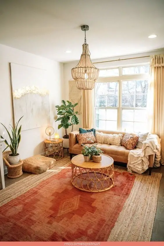 Boho Chic Magic Unveiled: Living Room Designs 2024 - Modern, Vintage ...