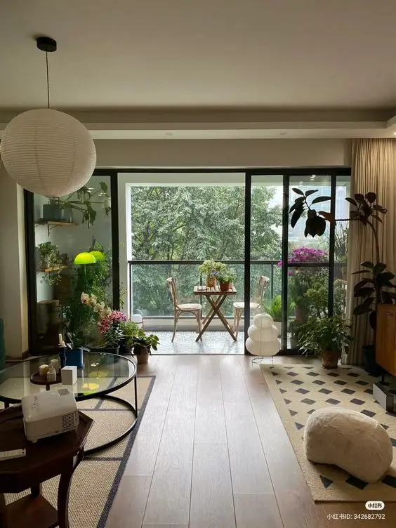 Explore Trendsetting Living Room Designs with Balconies in 2024 | Elevate Your Space with Modern Aesthetics and Indian Flair
