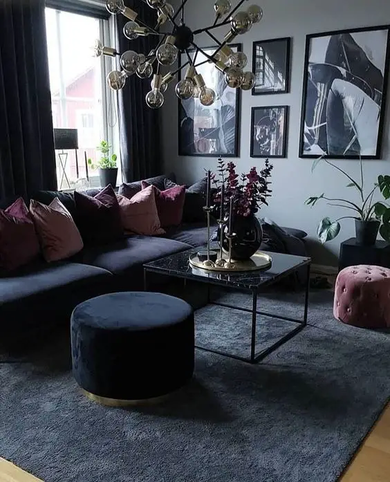 Discover Timeless Luxury in Dark Living Room Designs 2024: Modern Coziness, Classic Elegance, and Contemporary Expressions