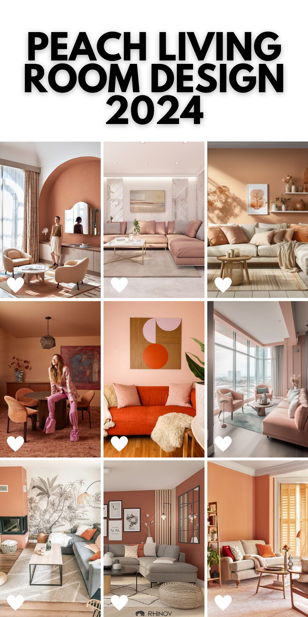 Peach Living Room Designs 2024: Elevate Your Space with Trendsetting Peach Interior Harmony