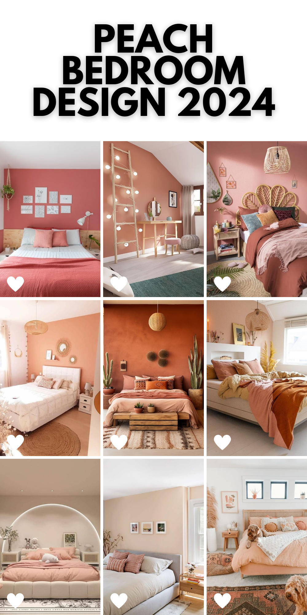 Peach Bedroom Design 2024: Elevate Your Space with Modern Luxury and Timeless Elegance | Expert Tips for a Stylish Sanctuary