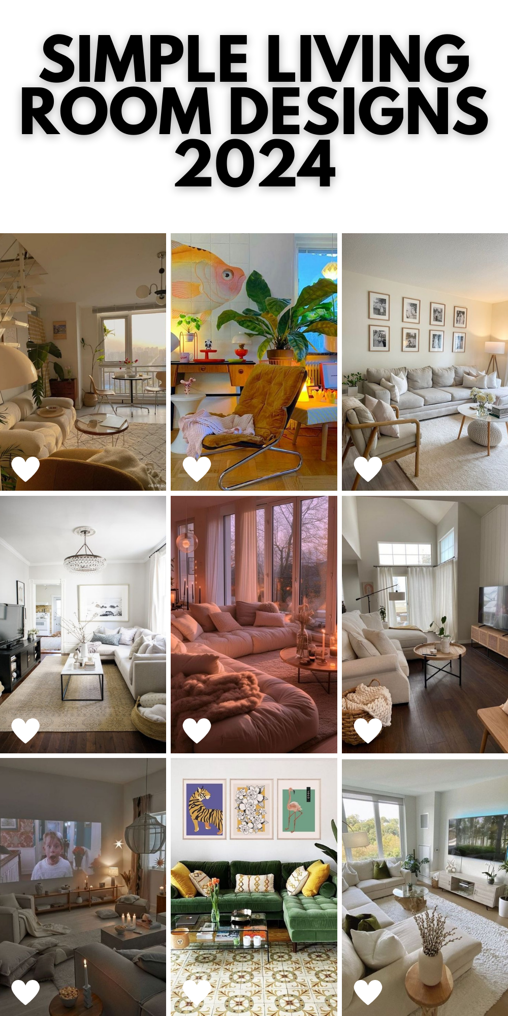 Mastering Simplicity: Trendsetting 2024 Living Room Designs | Modern, Minimalist, and Budget-Friendly Spaces