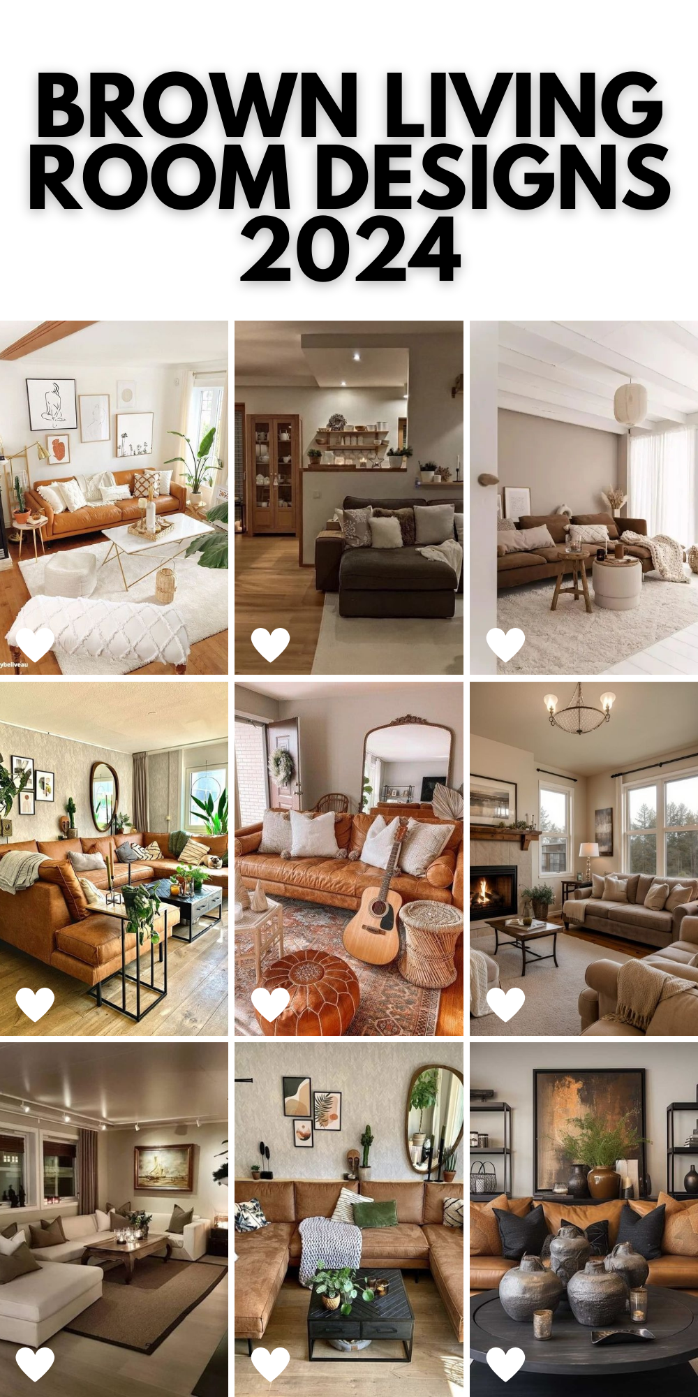 Unlocking Elegance: Modern Brown Living Room Designs 2024 - Luxury, Cozy Retreats, and Timeless Spaces