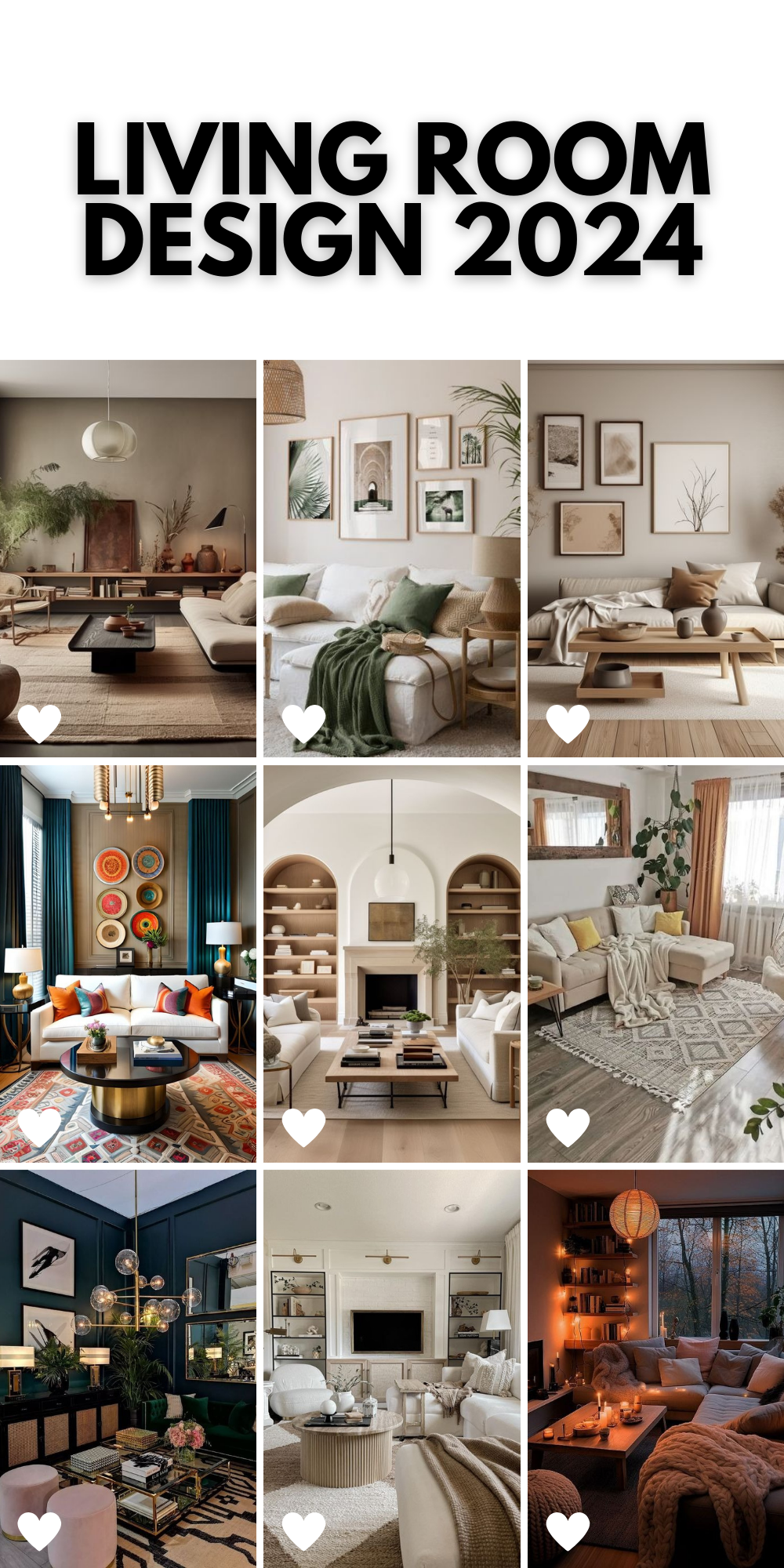 Mastering 2024 Living Room Designs: Small Spaces to Modern Luxury by Jane Warner - Your Personalized Interior Haven