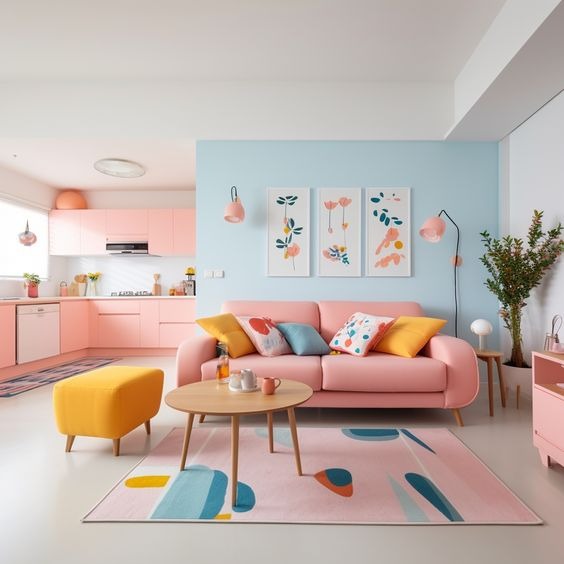 Pastel Living Room Design 2024: A Profound Dive into Danish Elegance and Modern Trends | Expert Tips for Perfect Pastel Spaces