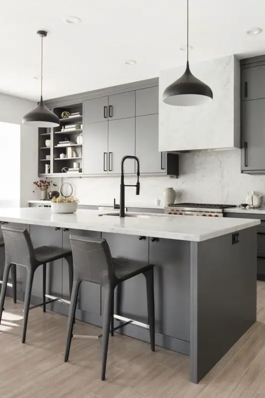 Unlocking Timeless Elegance: Grey Kitchen Designs 2024 | Modern Ideas, Decor, and Luxury Touches