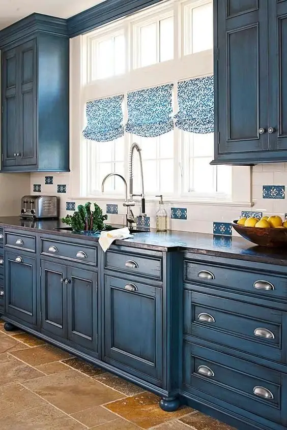 Unveiling Blue Kitchen Designs 2024: Modern Marvels, Greek Elegance, and Timeless Hues for Your Culinary Haven