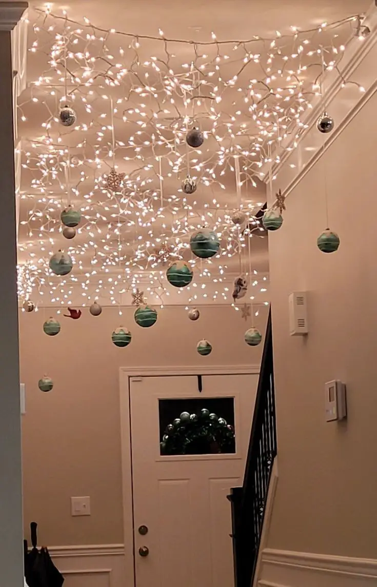 Transform Your Space with Christmas Lights on Wall 2023 Ideas, Hanging