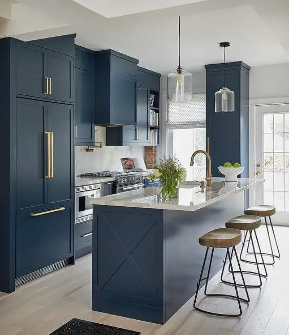 Unveiling Blue Kitchen Designs 2024: Modern Marvels, Greek Elegance ...