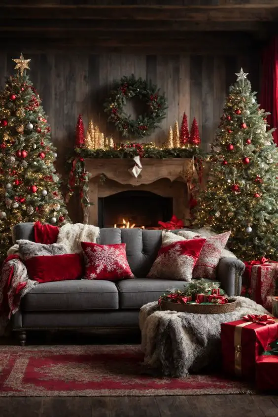 Timeless Elegance: Old Fashion Christmas Decorating Ideas 2023 for Cozy Living Rooms, Kitchens, and Beyond