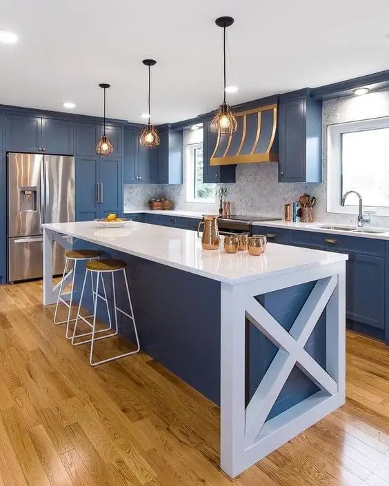 Unveiling Blue Kitchen Designs 2024: Modern Marvels, Greek Elegance, and Timeless Hues for Your Culinary Haven