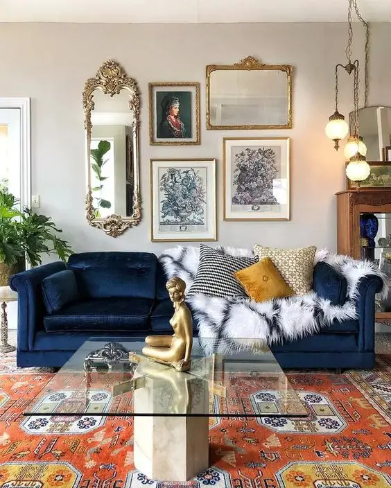 Discover 2024's Trendsetting Living Room Wall Designs: Modern Luxury, Bohemian Flair, and Indian Elegance Unveiled