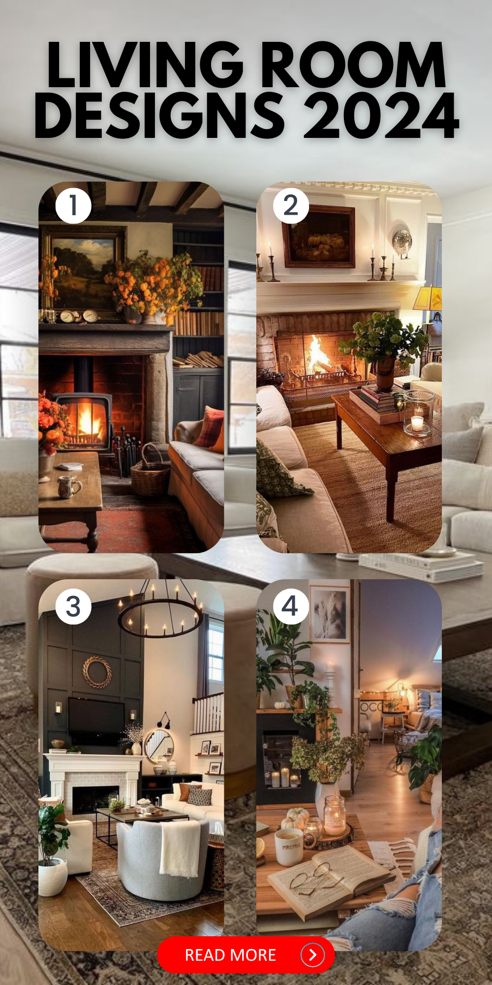Discover 2024's Trendsetting Living Room Designs: Modern Luxury, Cozy Spaces, and Personalized Elegance Await