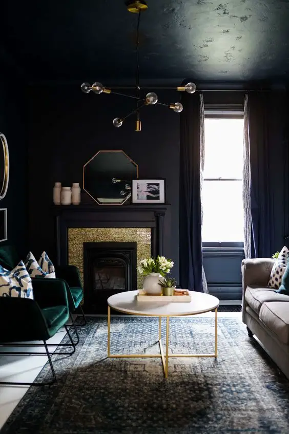 Discover Timeless Luxury in Dark Living Room Designs 2024: Modern Coziness, Classic Elegance, and Contemporary Expressions