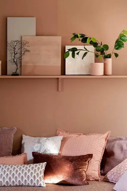 Peach Living Room Designs 2024: Elevate Your Space with Trendsetting Peach Interior Harmony