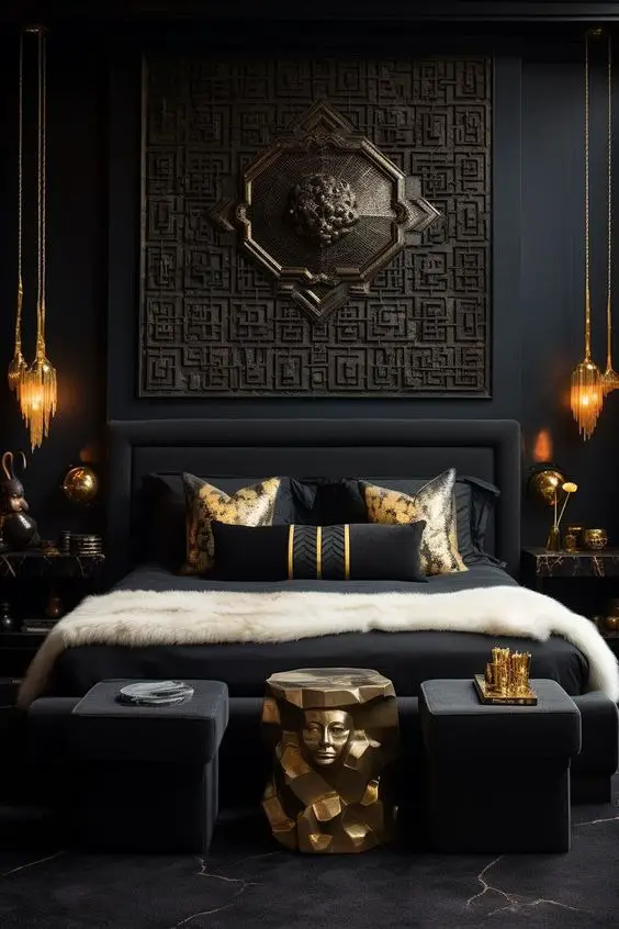 Embrace Timeless Elegance: Dark Bedroom Designs 2024 | Luxury, Minimal, Romantic - Your Gateway to Sophisticated Living