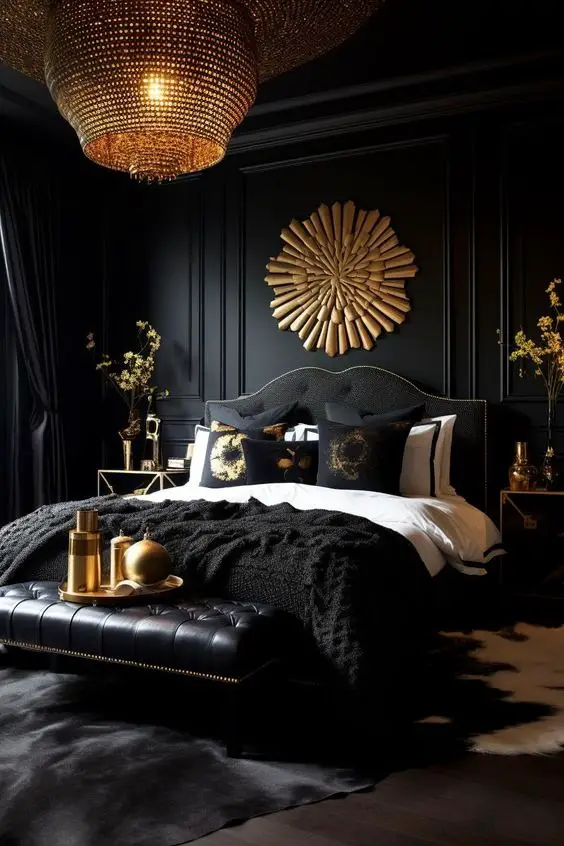Embrace Timeless Elegance: Dark Bedroom Designs 2024 | Luxury, Minimal, Romantic - Your Gateway to Sophisticated Living