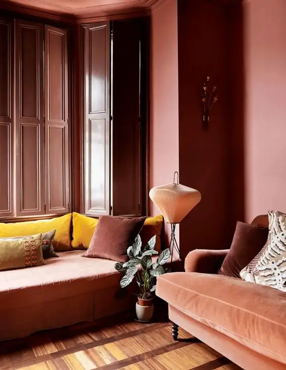 Peach Living Room Designs 2024: Elevate Your Space with Trendsetting Peach Interior Harmony