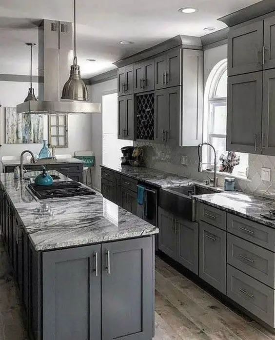 Unlocking Timeless Elegance: Grey Kitchen Designs 2024 | Modern Ideas, Decor, and Luxury Touches